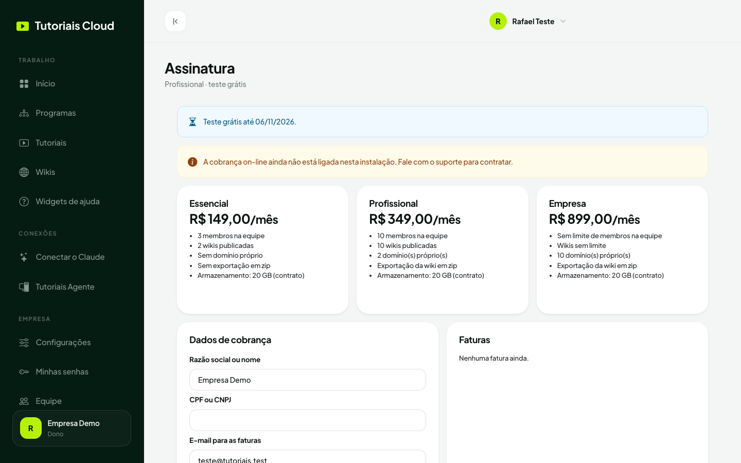 Tela do passo 2
