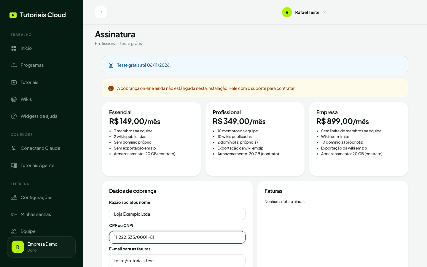 Tela do passo 4
